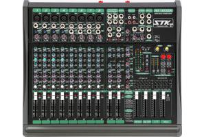 Mixer liền công suất Stereo 2x450W: STK VM-16SDDR