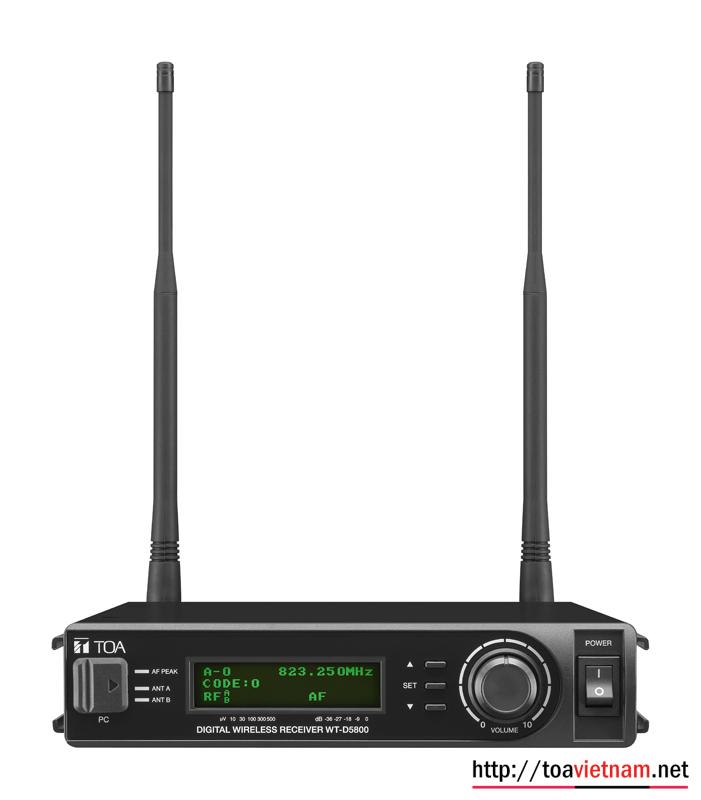 Bộ thu không dây kỹ thuật số UHF: TOA WT-D5800